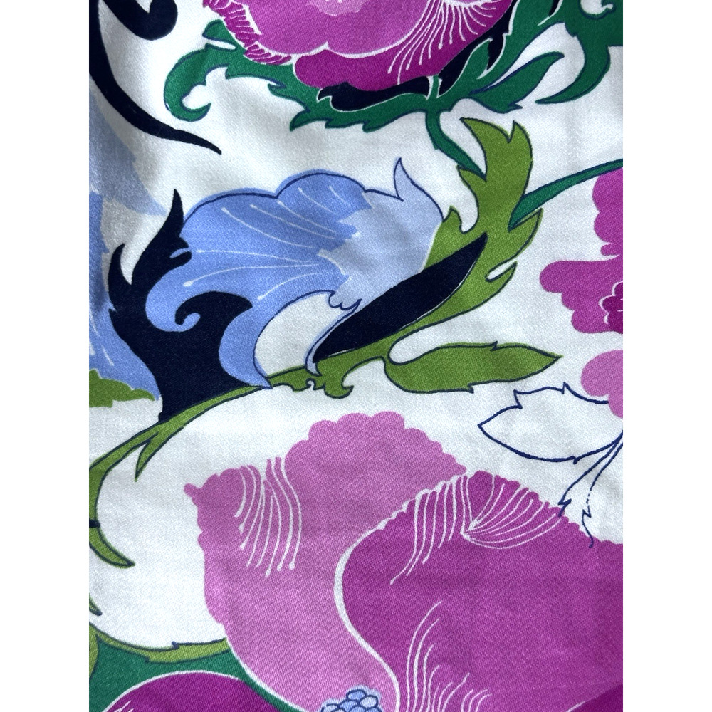 Talbots Women Skirt Plus‎ Size 22W Floral Print Twill Cotton Straight Cut - Picture 10 of 16